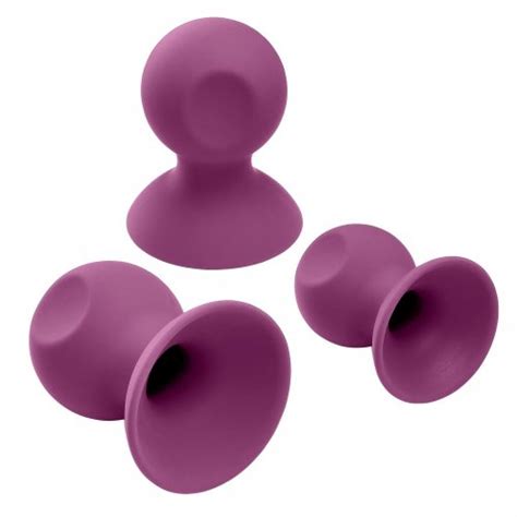 Cloud 9 Nipple And Clitoral Massager Suction Set Plum Sex Toys At