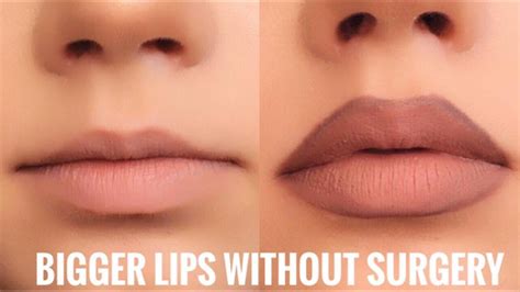 How To Make Your Lips Bigger Without Surgery Tutorial Pics