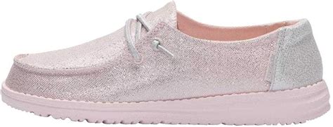 Buy Hey Dude Girls Wendy Youth Sparkling Pink Size 11 At