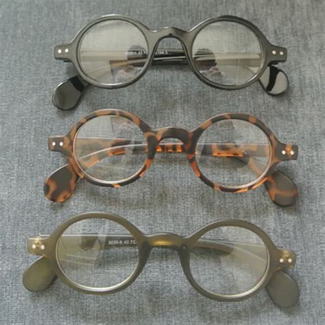 Vintage Small Round Eyeglass Frames Glasses Full Rim Spectacles Eyewear Rx Able 1519 Picclick