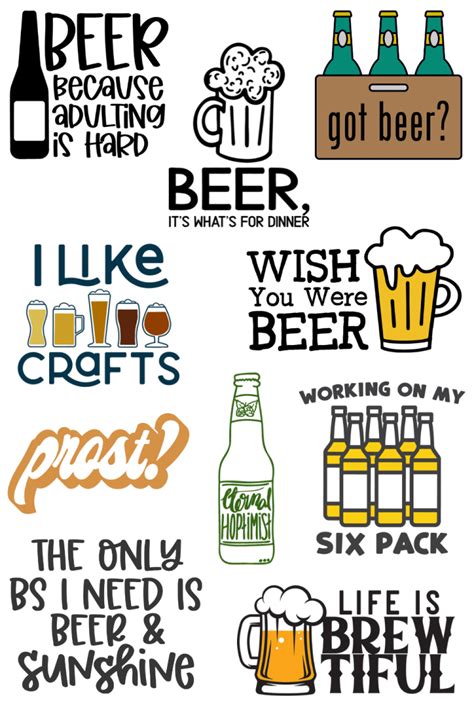10 Free Beer Svg Files Happiness Is Homemade