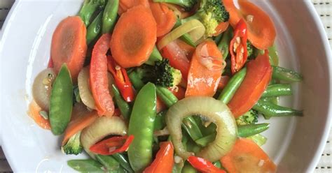 100 ml kaldu ayam ; Tumis sayur sehat - 449 resep - Cookpad