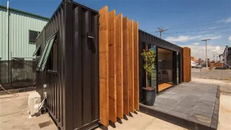 This 2 bedroom shipping container home floor plans uses 2 containers, each sized 40 x 8, standing side by side but not totally. 2 bedroom shipping container home - YouTube