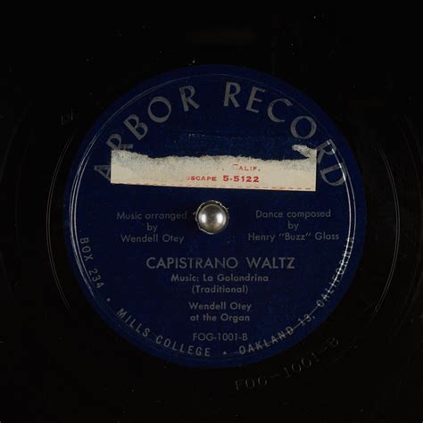 Capistrano Waltz Wendell Otey Free Download Borrow And Streaming