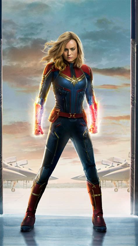Captain Marvel 2019 Movie Official Poster Full Hd 2k Wallpaper