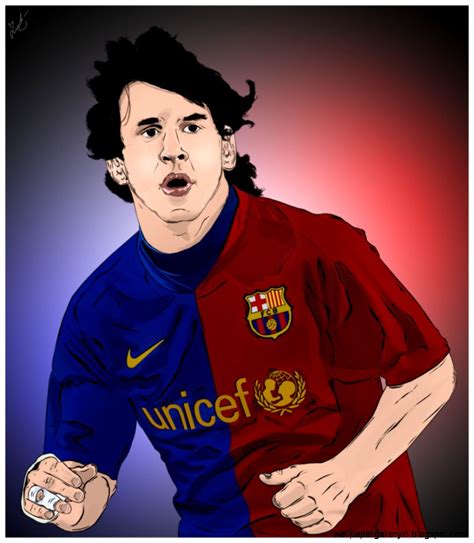 Lionel Messi Barcelona Cartoon Hd Wallpaper Gallery