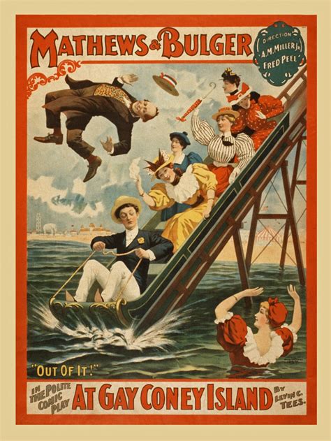 Vintage Coney Island Poster Free Stock Photo Public Domain Pictures