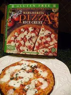 Amy S New Gluten Free Rice Crust Margherita Pizza Celiac Com