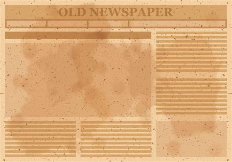 Printable Blank Newspaper Template