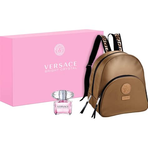 Versace Gift Set With Backpack Shop Versace Bright Crystal Women S 3