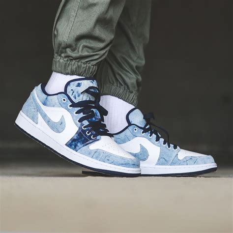 Air Jordan 1 Low Washed Denim Sneakerholic Vietnam