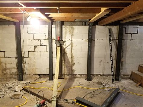 Gorilla wall braces® are also able to straighten most basement walls over time with no excavation to the exterior. Kansas-City-Basement-Walls - Foundation 1