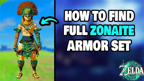 How To Find The Full Zonaite Armor Set In Zelda Tears Of The Kingdom