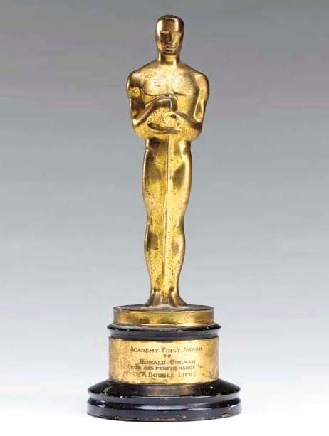 The Best Actor In A Leading Role Academy Award Presented To Ronald