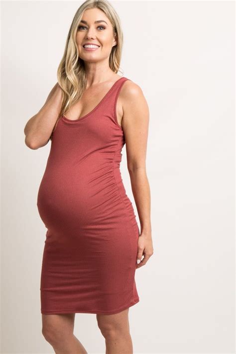 Pin By Andromeda St John On Photography Maternity Mini Dresses Pink Maternity Dress Fitted