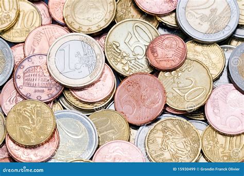 European Coins Stock Image Image Of Assortment Piled 15930499