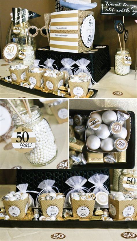 50th Wedding Anniversary Party Ideas Golden Anniversary Party Supp