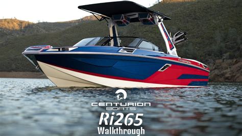 Centurion Boat 2021 Ri265 Walkthrough Youtube