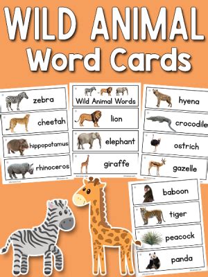 Wild Animals Activities and Lesson Plans for Pre-K and Preschool