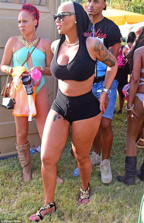 Amber Rose And Blac Chyna Wear Eye Popping Outfits At Trinidad Carnival