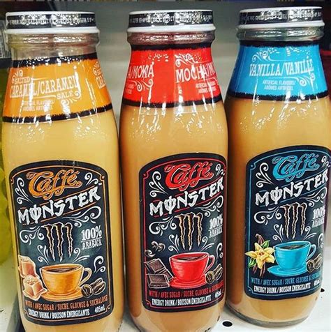 New Monster Energy Coffee Drinks Caffe Monster Or Is It Monster