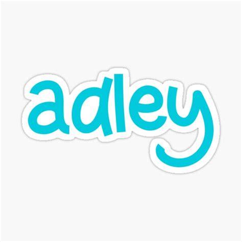 Adley Funny Cool Best Color Art Sticker For Sale By Artdragont