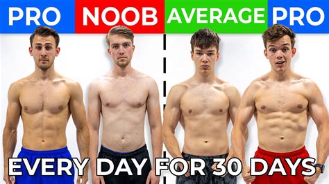 4 Guys Do A Push Up Challenge For 30 Days These Are The Results Youtube