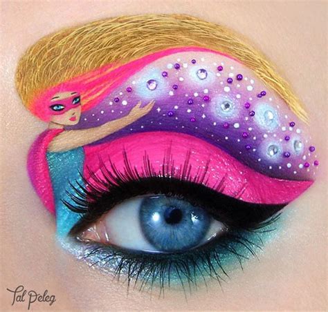 This Makeup Artist Creates Beautiful Designs Between The Eye And