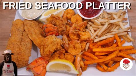 Ultimate Fried Seafood Platter By The Wolf Cook Youtube