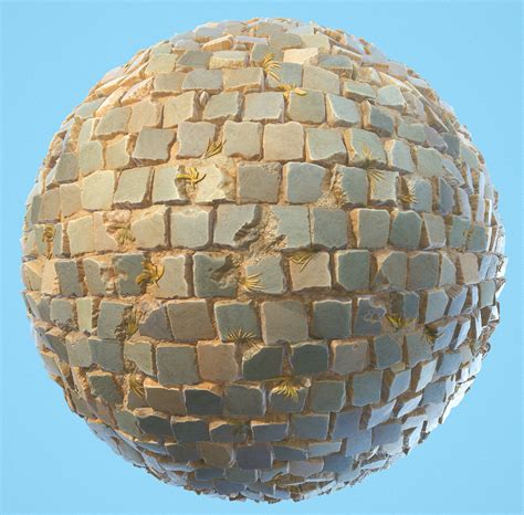 Artstation Stylized Cobblestone Material Andrew Alex Game Textures