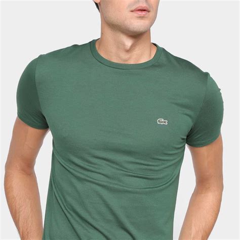 Camiseta Lacoste Logo Masculina Verde Netshoes