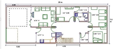 اريد خريطة بيت واجهة 4 متر. Tasmim Blog: تصميم منزل 150 متر واجهة واحدة