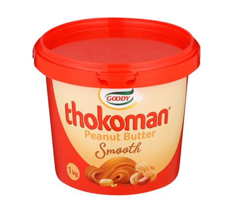 Thokoman Peanut Butter Smooth 12 X 1kg Makro