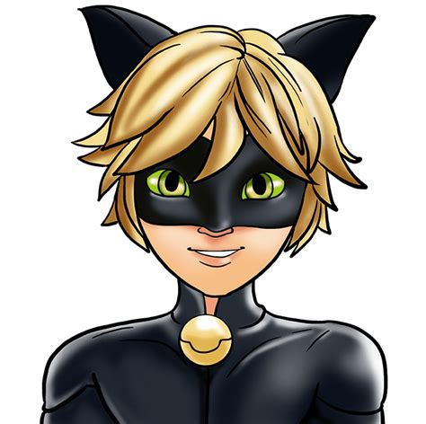 How To Draw Cat Noir From Miraculous Really Easy Drawing Tutorial