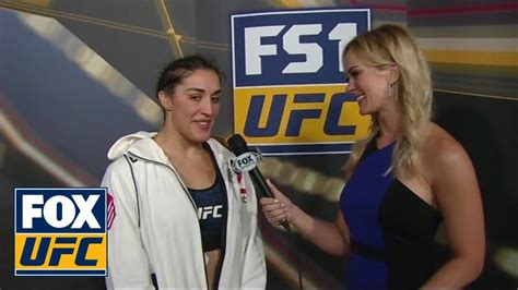 Tatiana Suarez Talks To Laura Sanko Interview Ufc Fight Night Youtube