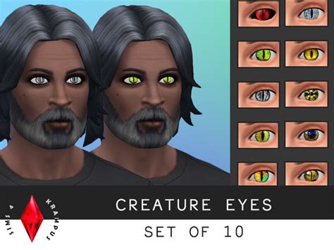 Sims4krampus Set Of 10 Creature Eyes