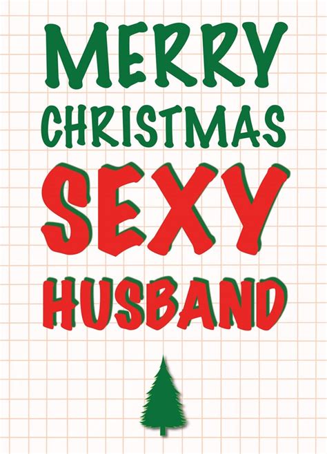 sexy christmas husband card scribbler