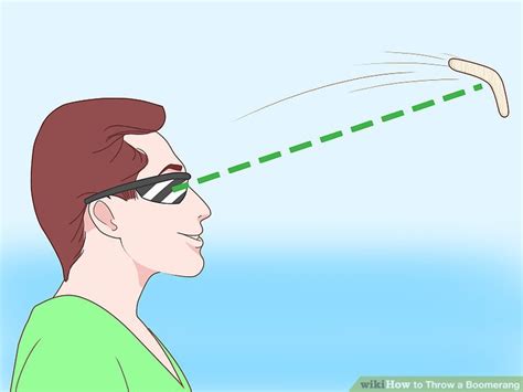 You want the open end facingaway from you. 5 Ways to Throw a Boomerang - wikiHow