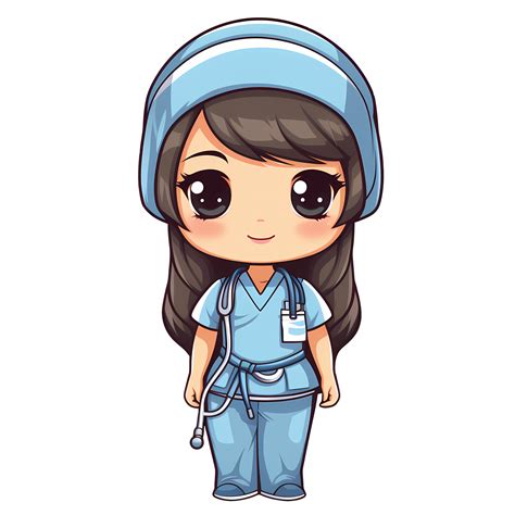 Cute Nurse Clipart Illustration Ai Generative 27237199 Png