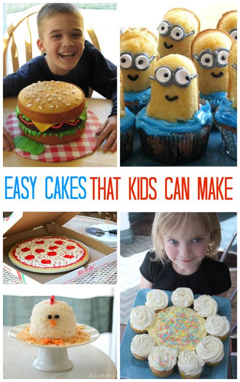 Here Is A Collection Of Easy Cakes That Kids Can Make If You Are
