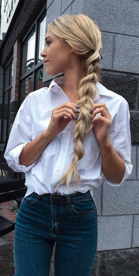 Check spelling or type a new query. simple ootd shirt + jeans | Style, Hair styles, Long hair ...