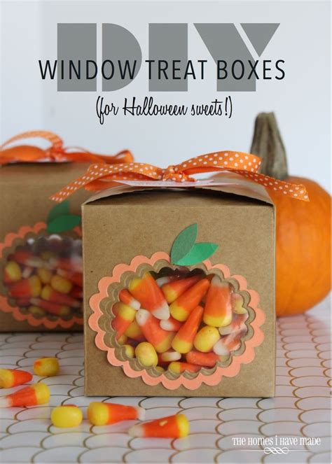 Diy Window Treat Boxes For Halloween Sweets Treat Boxes Halloween