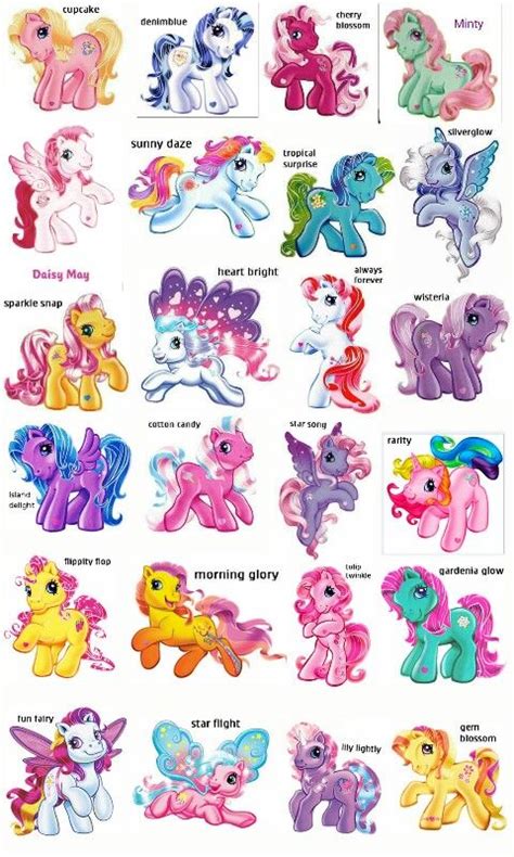 I Loved These When I Was Little Ponies My Little Pony List Pony