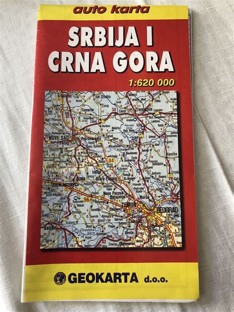 Auto Karta Srbija I Crna Gora Negotiable Books Magazines Cds Dvds