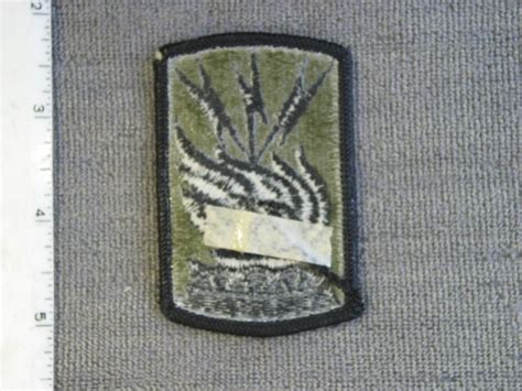 1988 1996 Tioh Sample U S Army 187th Signal Brigade Subdued Patch