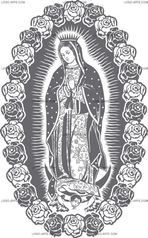 Detalles De La Virgen De Guadalupe Vectorizada Para Cortar En Vinilo Y