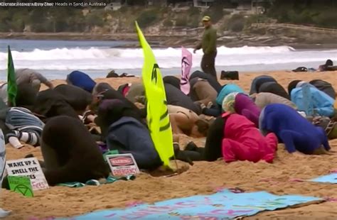 Xr Activists Bury Their Heads In The Sand Over Climate