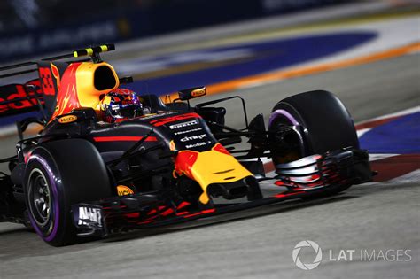 Max Verstappen Red Bull Racing Rb13 Singapur Gp Formula 1 Fotoğrafları
