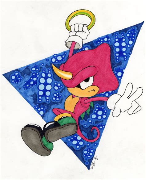 Classic Espio The Chameleon By Doodlewaffles On Newgrounds