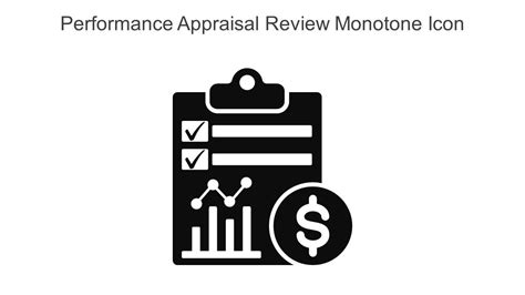 Performance Appraisal Review Monotone Icon In Powerpoint Pptx Png And